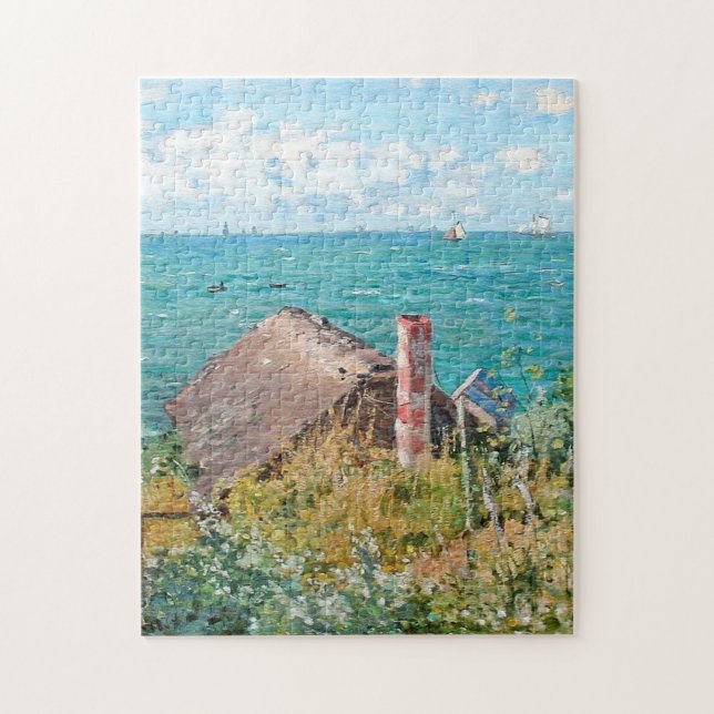 Claude Monet - The Cabin At Saint Adresse Jigsaw Puzzle (Vertical)
