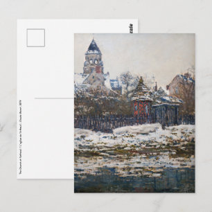 Claude Monet - The Church at Vetheuil Postcard