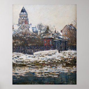Claude Monet - The Church at Vetheuil Poster