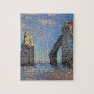Claude Monet The Cliffs at Etretat Destiny Gifts Jigsaw Puzzle