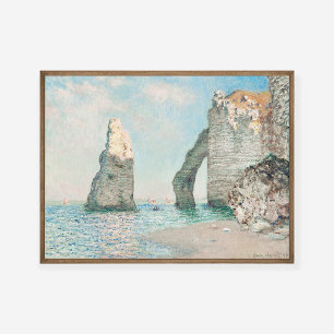 Claude Monet The Cliffs at Étretat Painting Art Poster