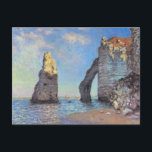 Claude Monet // The Cliffs at Etretat Postcard<br><div class="desc">A work of the famous Impressionist artist Claude Monet.</div>