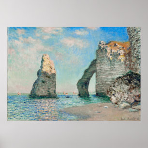 Claude Monet - The Cliffs at Étretat Poster