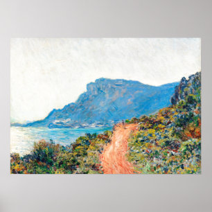 Claude Monet The Corniche near Monaco Poster