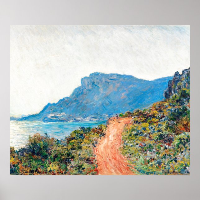 Claude Monet The Corniche near Monaco Poster (Front)