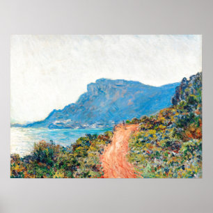 Claude Monet The Corniche near Monaco Poster