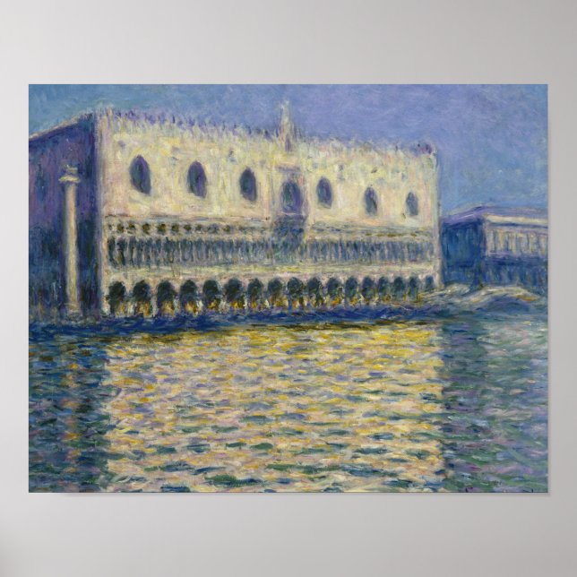 Claude Monet - The Doges Palace Poster (Front)