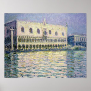 Claude Monet   The Ducal Palace, Venice, 1908 Poster