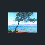 Claude Monet: The Esterel Mountains Canvas Print<br><div class="desc">A beautiful classic landscape canvas print featuring the Esterel Mountains,  painted by the French impressionist painter Claude Monet.</div>