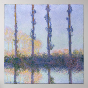 Claude Monet   The Four Trees Poster