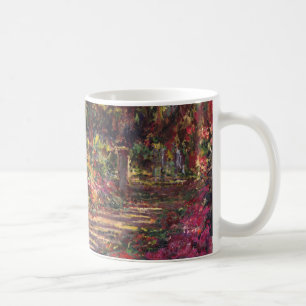 Claude Monet   The Garden Path at Giverny Coffee Mug