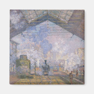 Claude Monet The Gare St. Lazare, 1877 Magnet