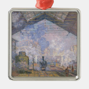 Claude Monet The Gare St. Lazare, 1877 Metal Tree Decoration