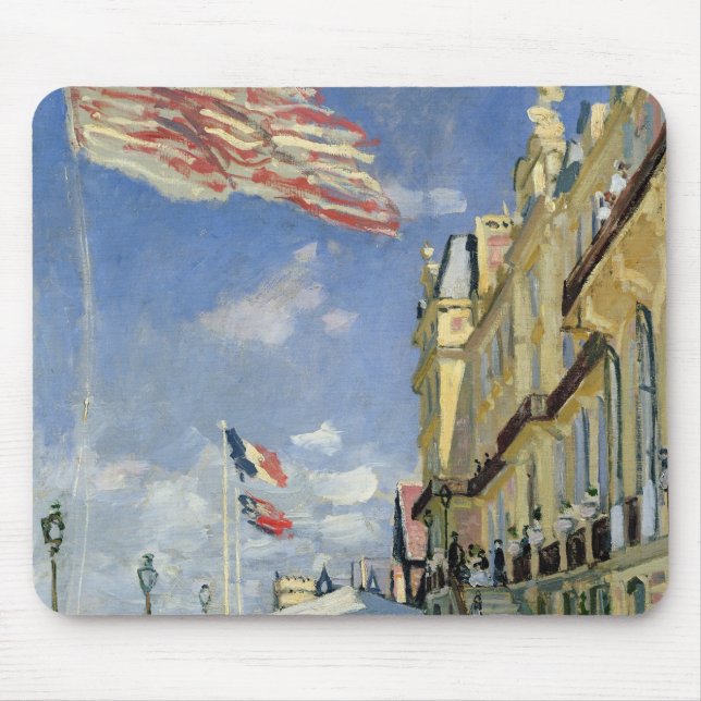 Claude Monet | The Hotel des Roches Noires Mouse Mat (Front)
