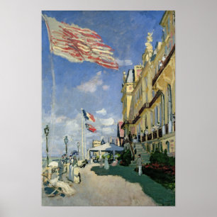 Claude Monet The Hotel des Roches Noires Poster