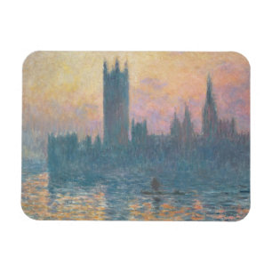 Claude Monet The Houses of Parliament, Sunset Magnet