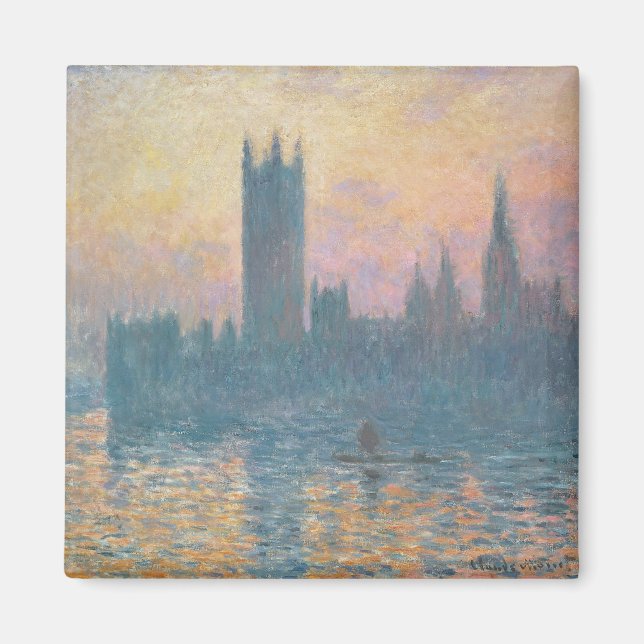 Claude Monet | The Houses of Parliament, Sunset Magnet (Front)