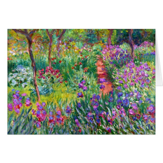 Claude Monet: The Iris Garden at Giverny (Front Horizontal)