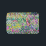 Claude Monet - The Iris Garden at Giverny Bath Mat<br><div class="desc">The Iris Garden at Giverny / The Artist's Garden at Giverny - Claude Monet,  1899-1900</div>