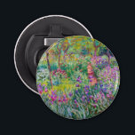 Claude Monet - The Iris Garden at Giverny Bottle Opener<br><div class="desc">The Iris Garden at Giverny / The Artist's Garden at Giverny - Claude Monet,  1899-1900</div>