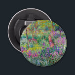 Claude Monet - The Iris Garden at Giverny Bottle Opener<br><div class="desc">The Iris Garden at Giverny / The Artist's Garden at Giverny - Claude Monet,  1899-1900</div>