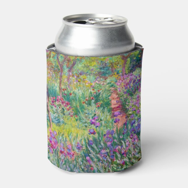 Claude Monet - The Iris Garden at Giverny Can Cooler (Can Front)