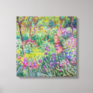 Claude Monet - The Iris Garden at Giverny Canvas Print