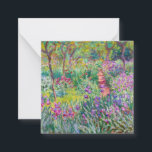 Claude Monet - The Iris Garden at Giverny Card<br><div class="desc">The Iris Garden at Giverny / The Artist's Garden at Giverny - Claude Monet,  1899-1900</div>