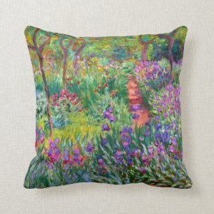Claude Monet: The Iris Garden at Giverny Cushion