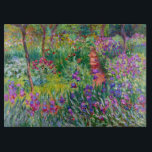 Claude Monet: The Iris Garden at Giverny Cutting Board<br><div class="desc">A charming classic glass cutting board featuring the iris garden at Giverny,  painted by the French impressionist painter Claude Monet.</div>