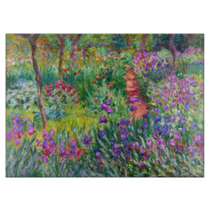 Claude Monet: The Iris Garden at Giverny Cutting Board