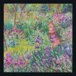 Claude Monet - The Iris Garden at Giverny Faux Canvas Print<br><div class="desc">The Iris Garden at Giverny / The Artist's Garden at Giverny - Claude Monet,  1899-1900</div>