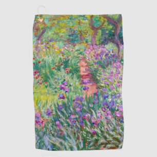 Claude Monet - The Iris Garden at Giverny Golf Towel