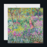 Claude Monet - The Iris Garden at Giverny Invitation<br><div class="desc">The Iris Garden at Giverny / The Artist's Garden at Giverny - Claude Monet,  1899-1900</div>