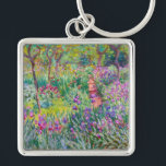 Claude Monet - The Iris Garden at Giverny Key Ring<br><div class="desc">The Iris Garden at Giverny / The Artist's Garden at Giverny - Claude Monet,  1899-1900</div>