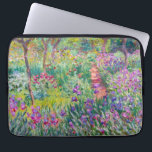 Claude Monet - The Iris Garden at Giverny Laptop Sleeve<br><div class="desc">The Iris Garden at Giverny / The Artist's Garden at Giverny - Claude Monet,  1899-1900</div>