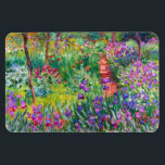 Claude Monet: The Iris Garden at Giverny Magnet<br><div class="desc">A colourful classic flexible magnet featuring the iris garden at Giverny,  painted by the French impressionist painter Claude Monet.</div>