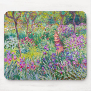 Claude Monet - The Iris Garden at Giverny Mouse Mat