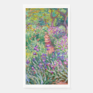 Claude Monet - The Iris Garden at Giverny Napkin