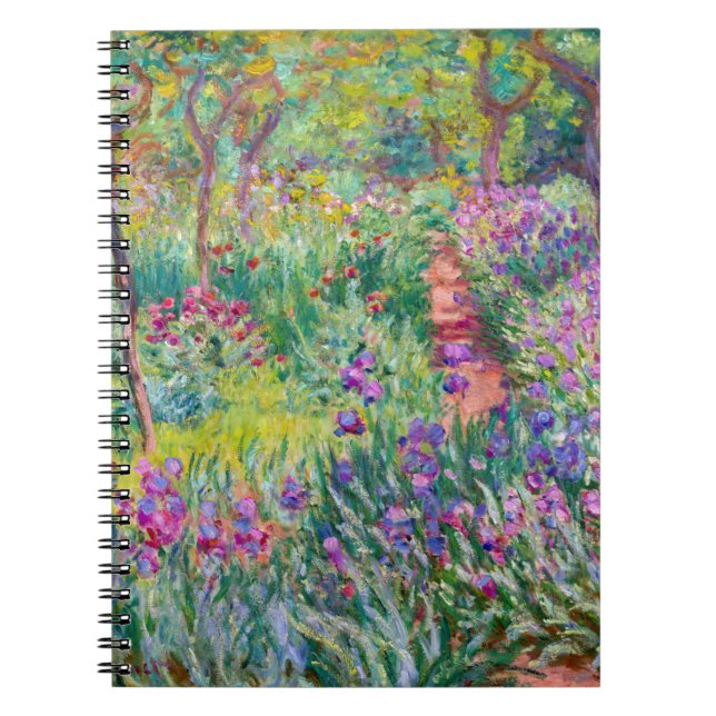 Claude Monet - The Iris Garden at Giverny Notebook (Front)
