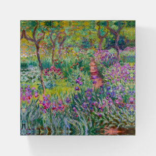 Claude Monet - The Iris Garden at Giverny Paperweight