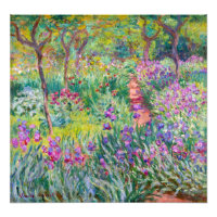 Claude Monet - The Iris Garden at Giverny