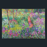 Claude Monet: The Iris Garden at Giverny Placemat<br><div class="desc">A colourful classic place mat featuring the iris garden at Giverny,  painted by the French impressionist painter Claude Monet.</div>