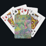 Claude Monet - The Iris Garden at Giverny Playing Cards<br><div class="desc">The Iris Garden at Giverny / The Artist's Garden at Giverny - Claude Monet,  1899-1900</div>