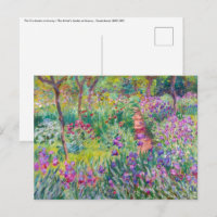 Claude Monet - The Iris Garden at Giverny