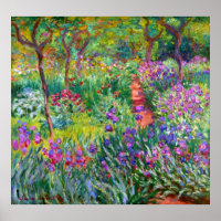Claude Monet: The Iris Garden at Giverny