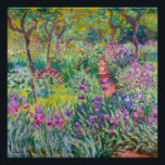 Claude Monet - The Iris Garden at Giverny Poster<br><div class="desc">The Iris Garden at Giverny / The Artist's Garden at Giverny - Claude Monet,  1899-1900</div>