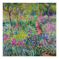 Claude Monet - The Iris Garden at Giverny
