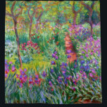 Claude Monet: The Iris Garden at Giverny Shower Curtain<br><div class="desc">A colourful classic shower curtain featuring the iris garden at Giverny,  painted by the French impressionist painter Claude Monet.</div>