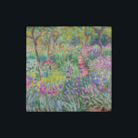 Claude Monet - The Iris Garden at Giverny Stone Magnet<br><div class="desc">The Iris Garden at Giverny / The Artist's Garden at Giverny - Claude Monet,  1899-1900</div>